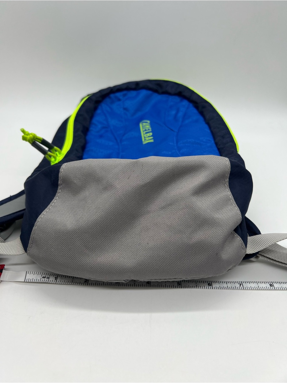 CamelBak Kicker Kid's Blue and Neon Green Kicker Backpack - Picture 9 of 14